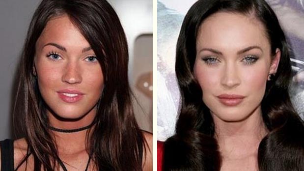 megan Fox esta irreconocible despues de sus retoques.