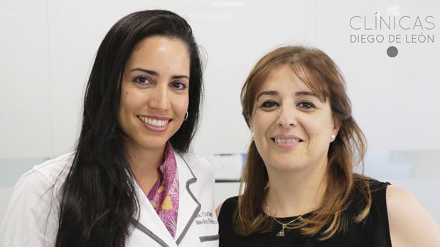 La paciente Nekane en Clínicas Diego de León 
